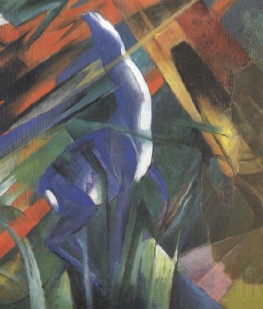 Franz Marc Details of Fate of the Animals (mk34) France oil painting art